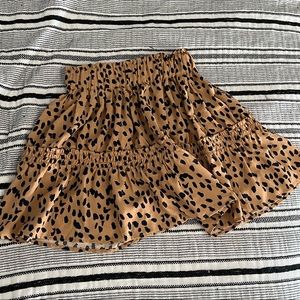 NWT Cheetah Print Skirt